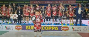 I 5 trofei in sequenza di Perugia, favorita per lo scudetto: il video affrescone da Firenze